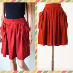 Maeve Effortless Corduroy Skirt Anthropologie Cottagecore Size 2